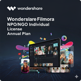 Wondershare Filmora NPO/NGO Individual License Annual Plan