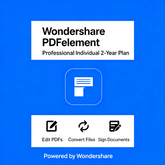 Wondershare PDFelement Professional Individual 2-Year Plan