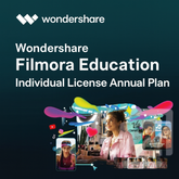 Wondershare Filmora Education Individual License Annual Plan
