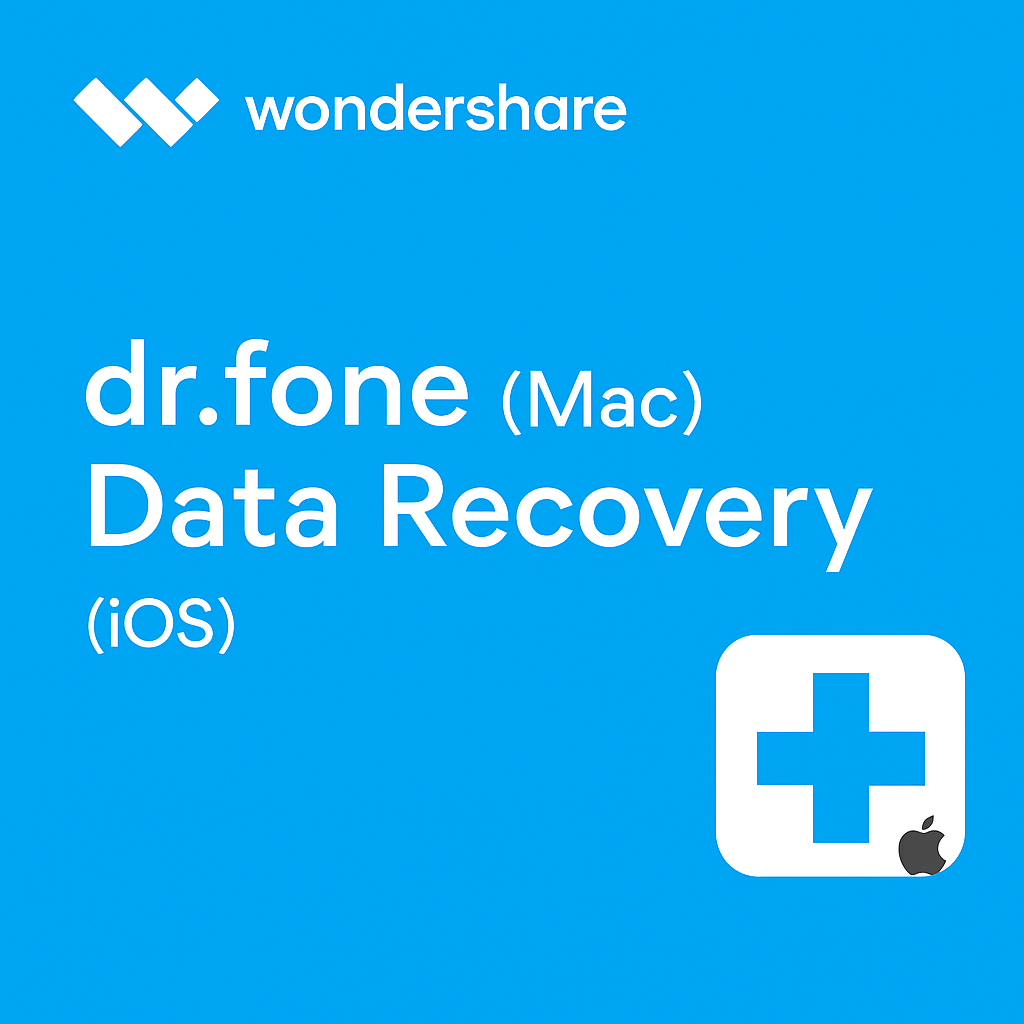 Dr.Fone (Mac) - Data Recovery (iOS) 1 Year License