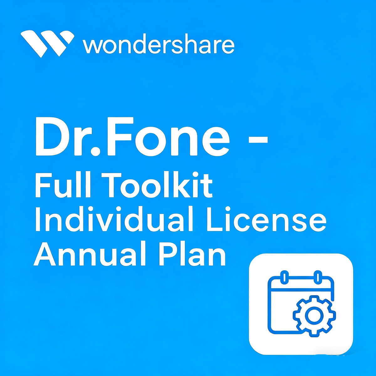 Wondershare Dr.Fone - Full Toolkit Individual License Annual Plan