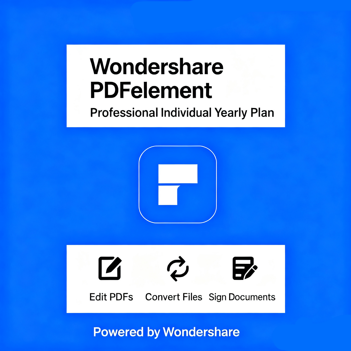 Wondershare PDFelement Professional Individual Yearly Plan