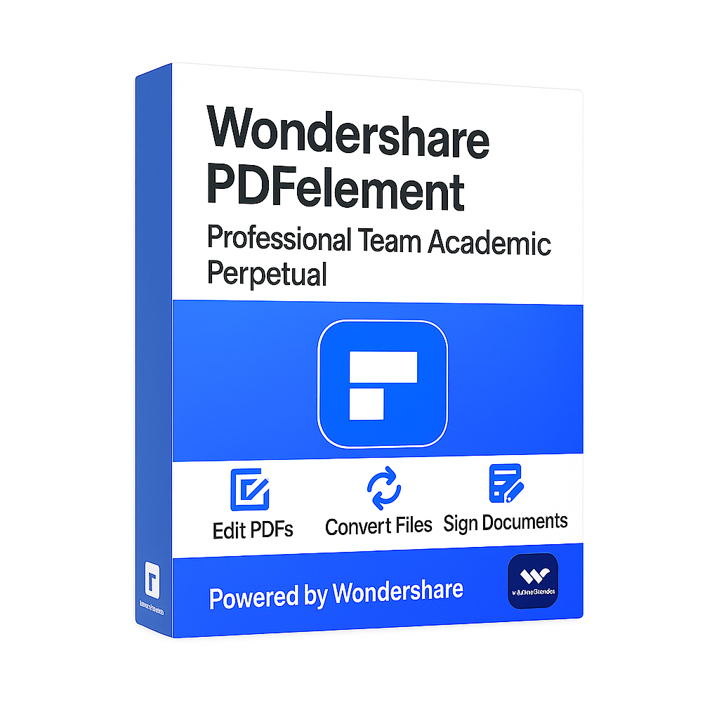 Wondershare PDFelement Professional Team Academic Perpetual Plan