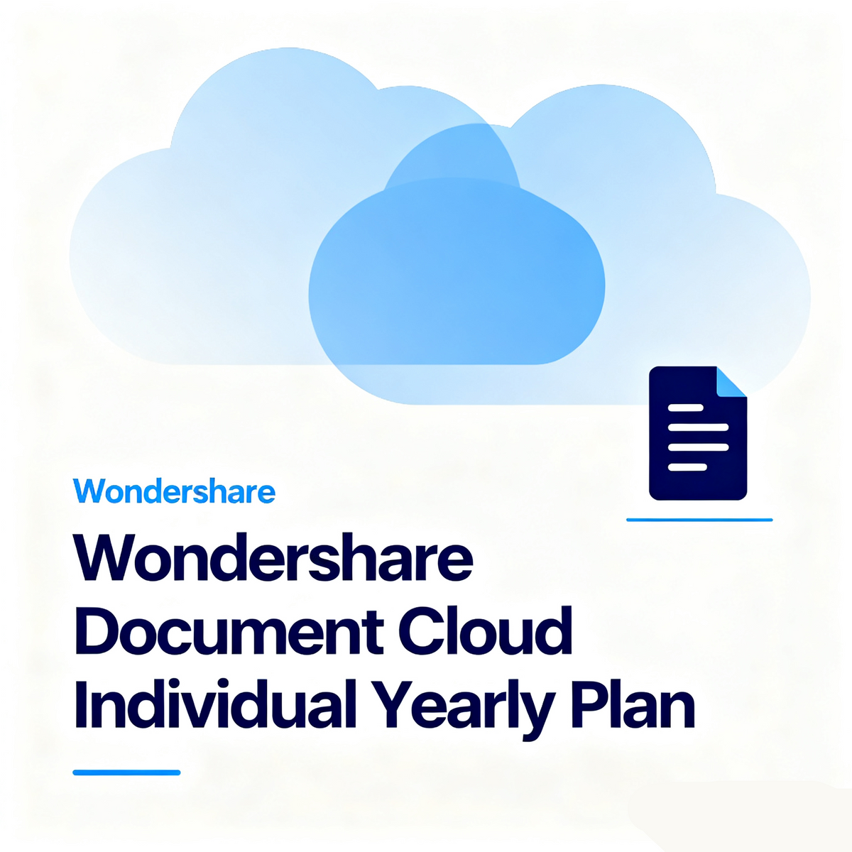 Wondershare Document Cloud Individual Yearly Plan