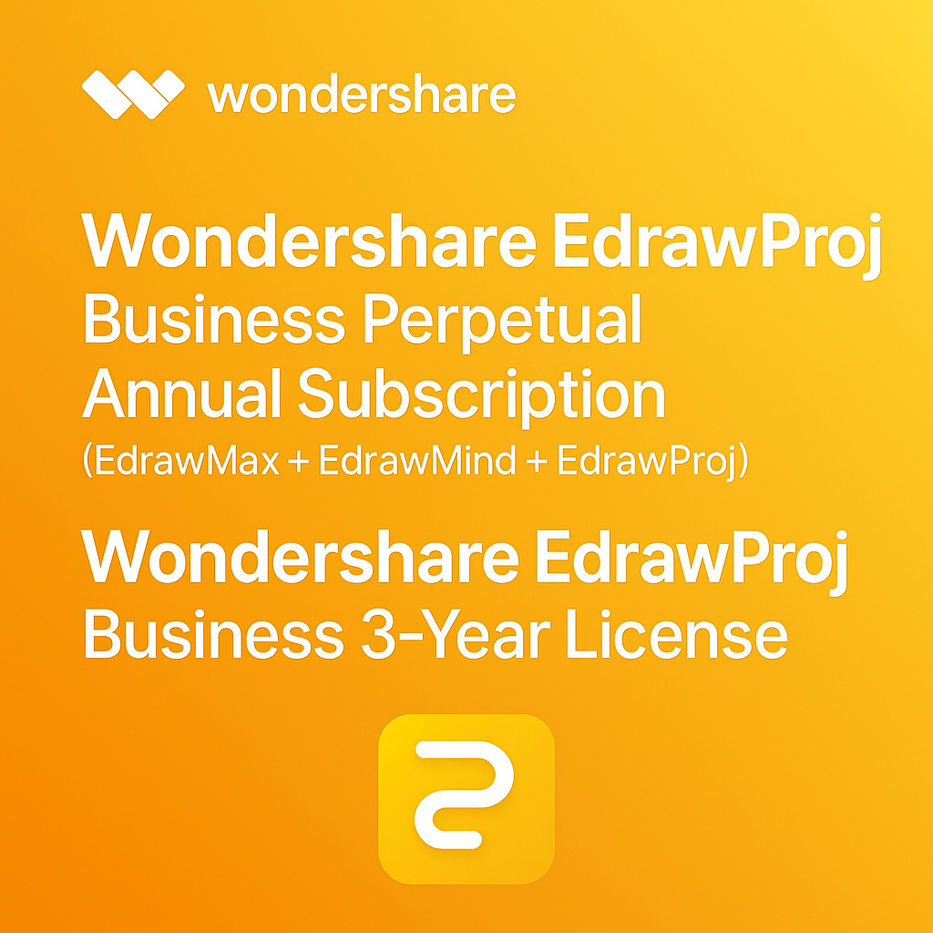 Wondershare EdrawProj Business License