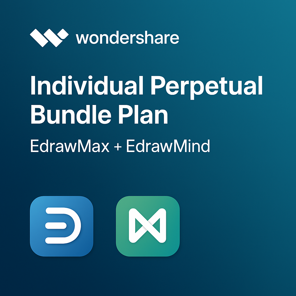 Wondershare EdrawMind + EdrawMax Individual Perpetual Bundle Plan