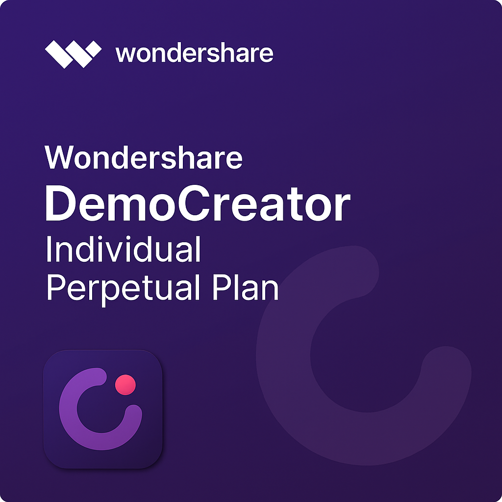 Wondershare DemoCreator Individual License Perpetual Plan