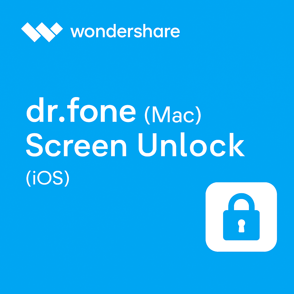 Dr.Fone (Mac) - Screen Unlock  (iOS) for Unlimited Mobile Device License