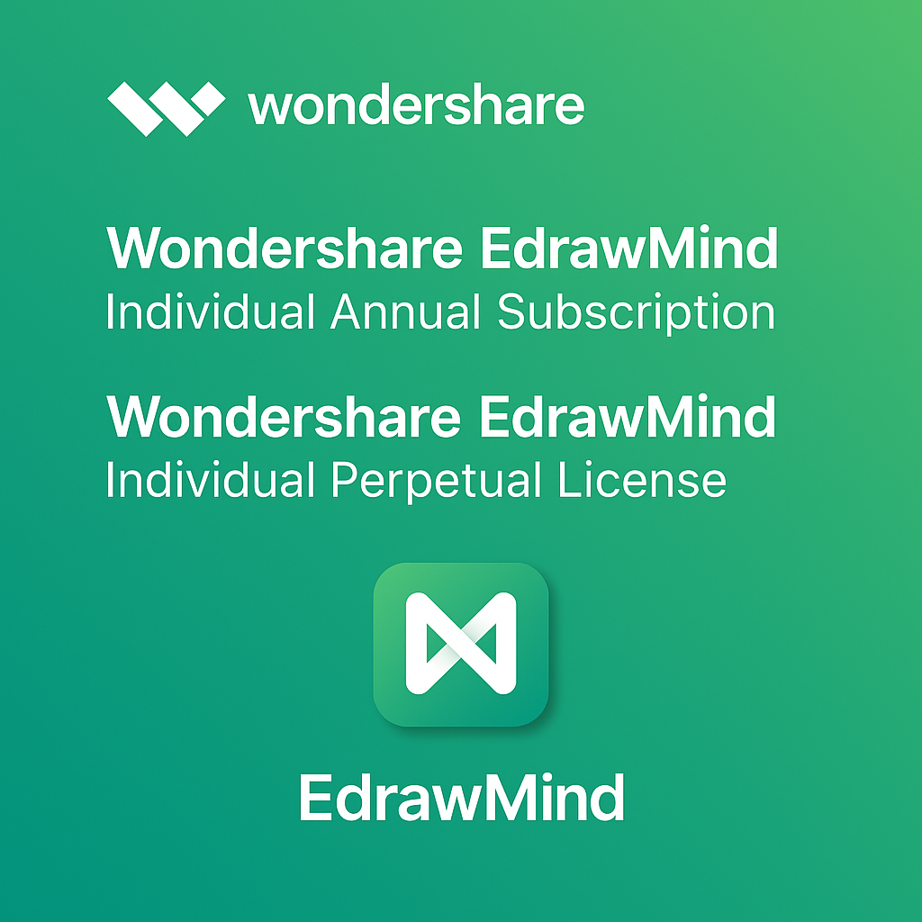 Wondershare EdrawMind Individual Plan (Annual & Lifetime)
