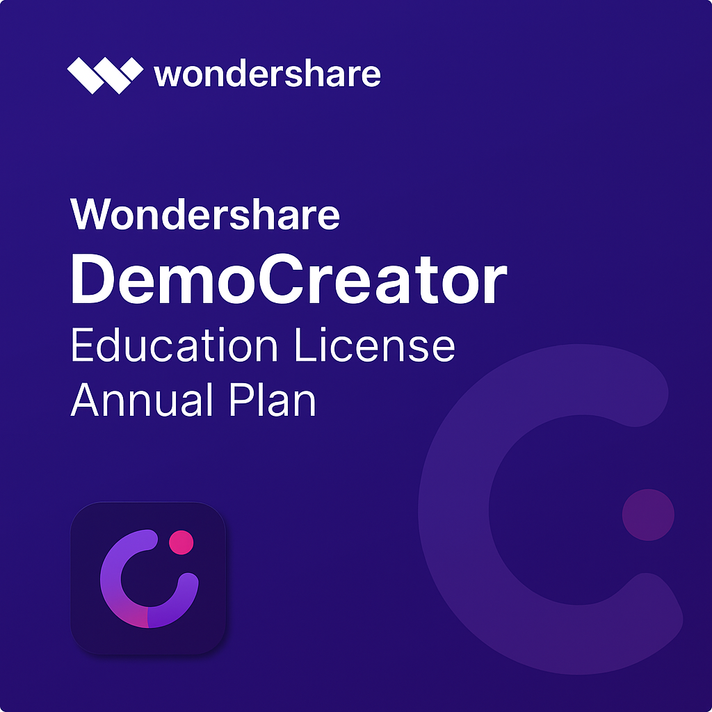 Wondershare DemoCreator Education License Annual Plan