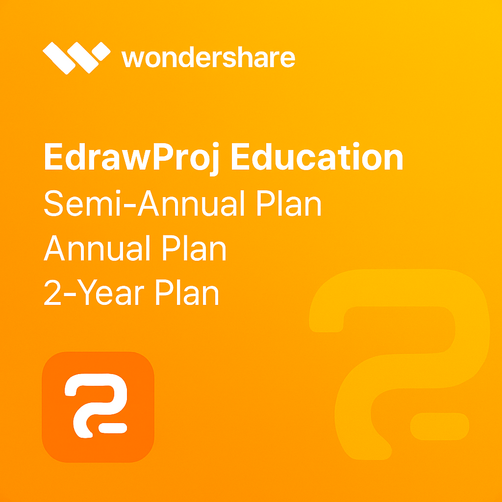 Wondershare EdrawProj Education Plan
