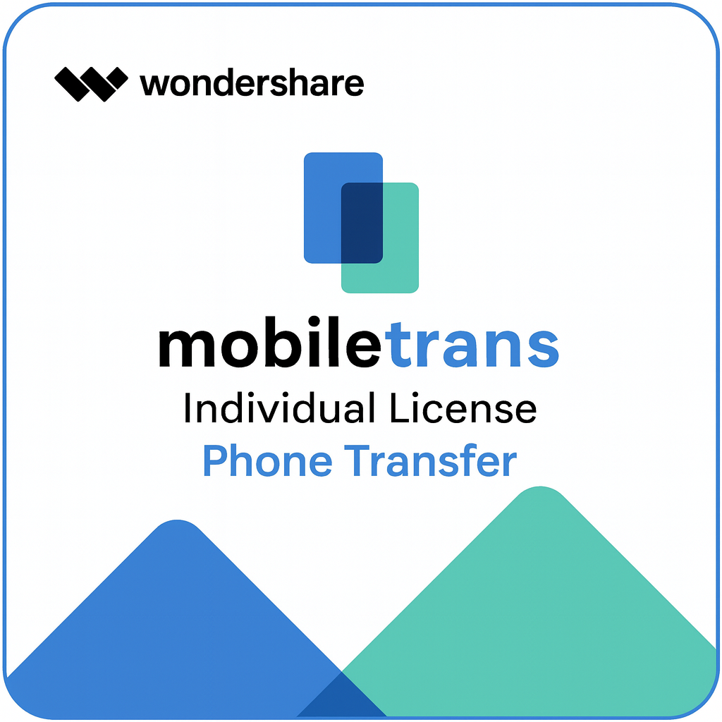 Wondershare MobileTrans Individual License Phone Transfer Perpetual Plan