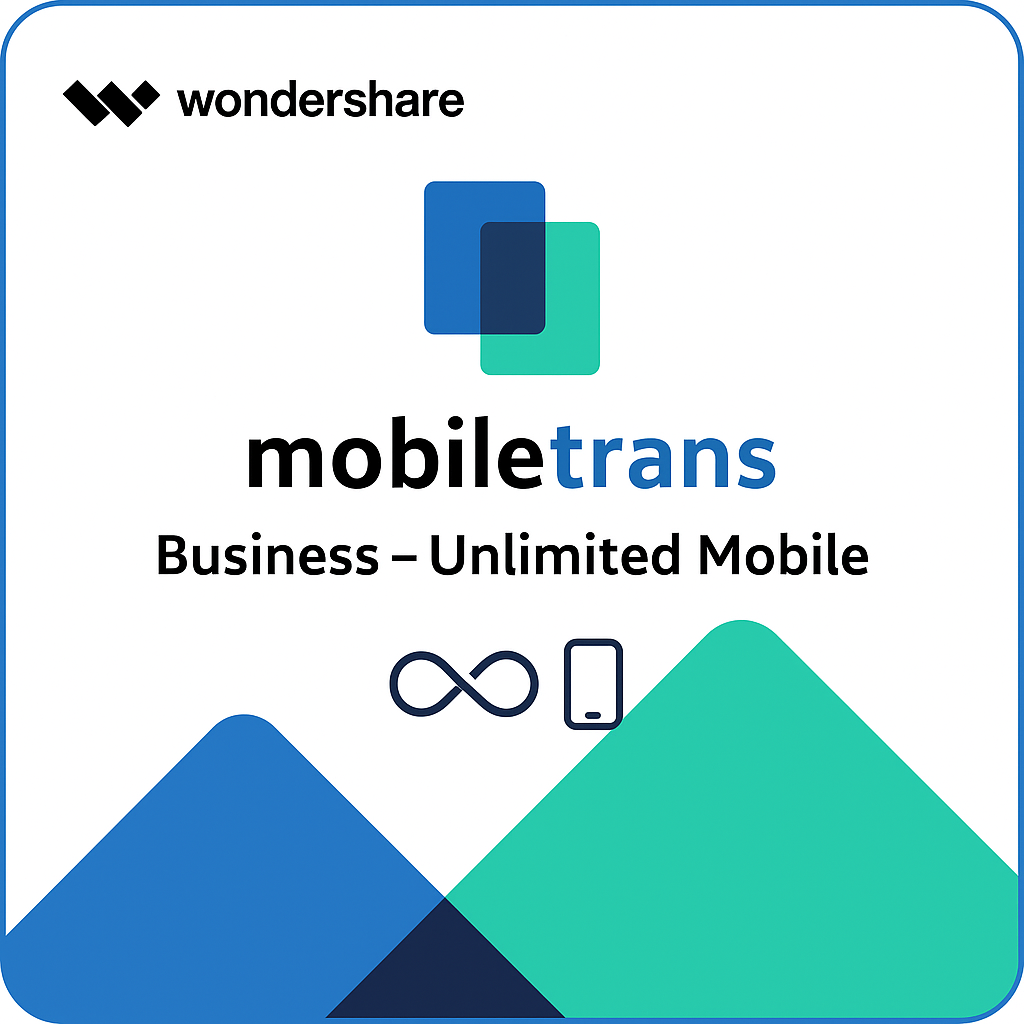 Wondershare MobileTrans Business License for Team Annual Plan - For Unlimited Mobile Devices in 1 PC