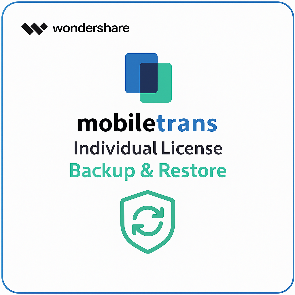 Wondershare MobileTrans Individual License Backup & Restore Perpetual Plan