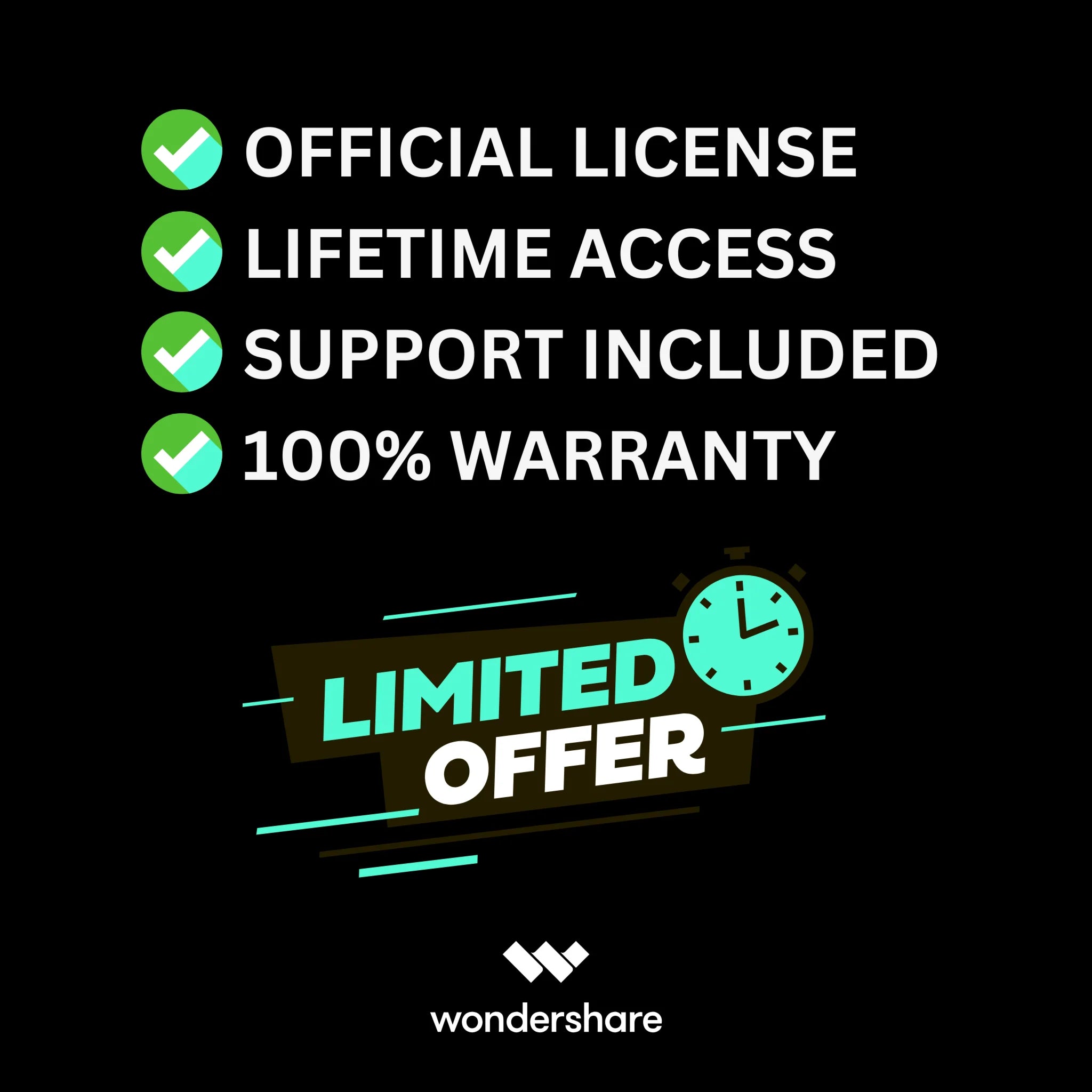 Wondershare Filmora Cross Platform Individual Premium License Annual Plan (Windows PC, Mac, Android Phone, iPhone, iPad, Android Tablet, 2000/mo AI Credits for Windows, 400/mo AI Credits for Android, Filmora Creative Asset)